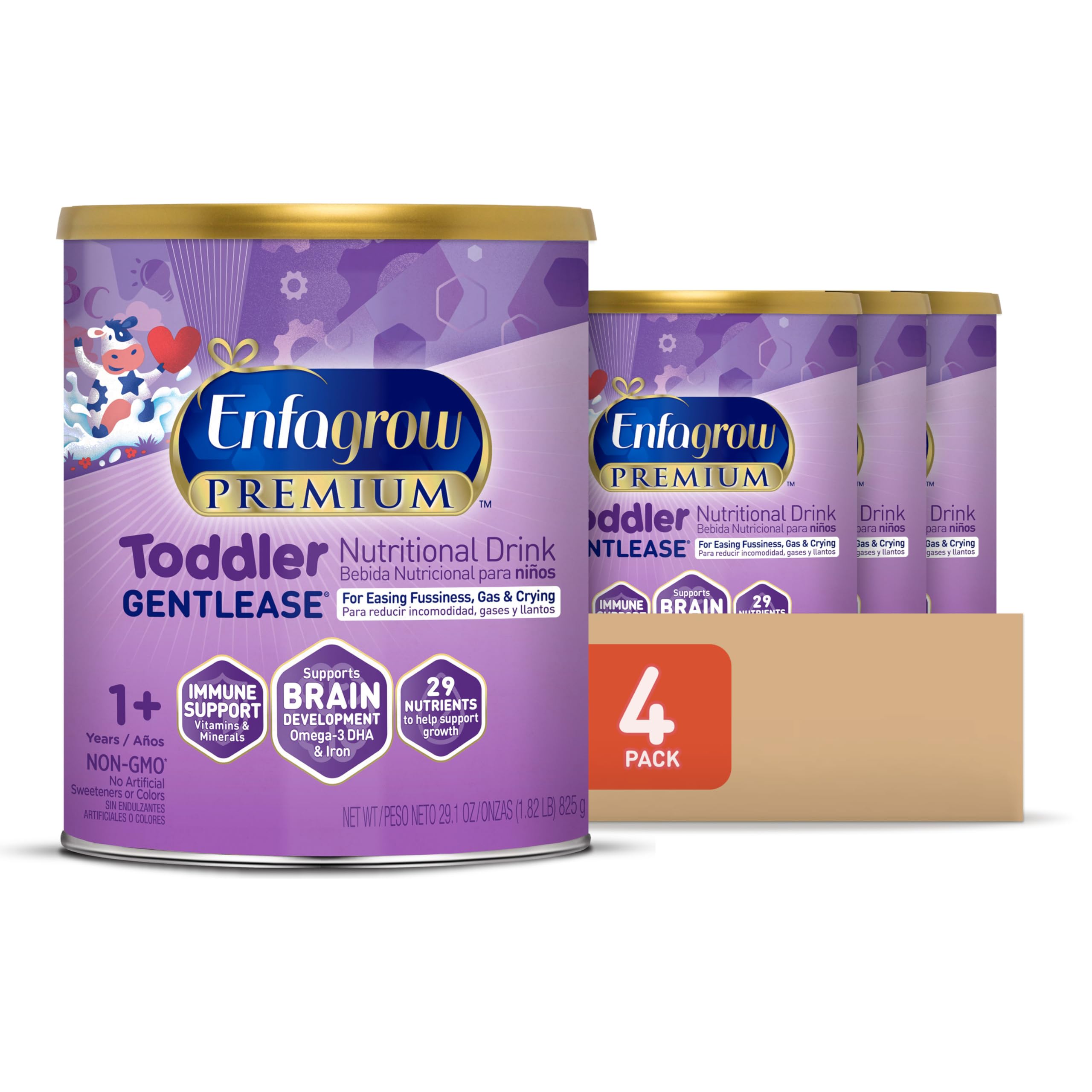 Foto 2 pulgar | Bebida Nutricional Para Niños Pequeños Enfagrow Premium Gentlease 860 Ml - Venta Internacional.