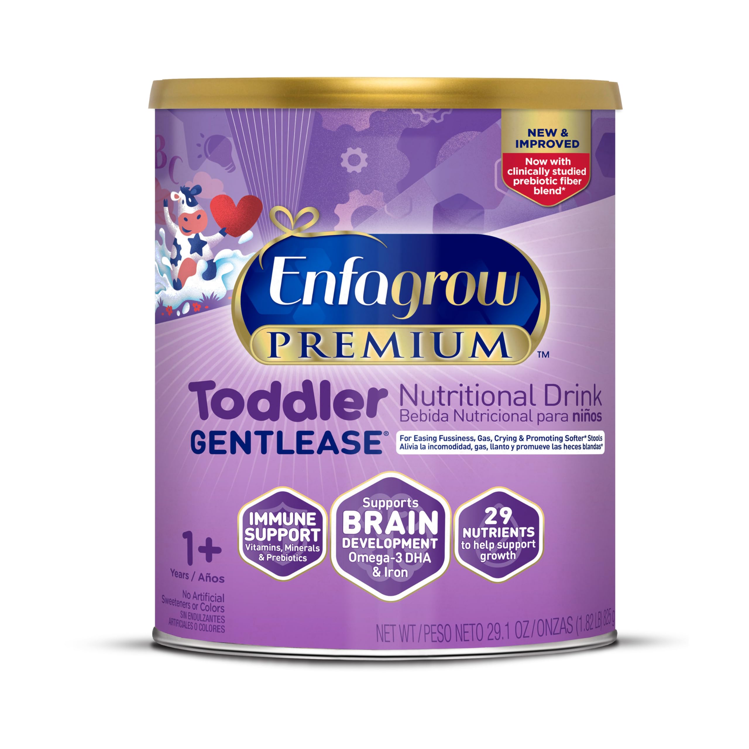 Foto 3 pulgar | Bebida Nutricional Para Niños Pequeños Enfagrow Premium Gentlease 860 Ml - Venta Internacional.