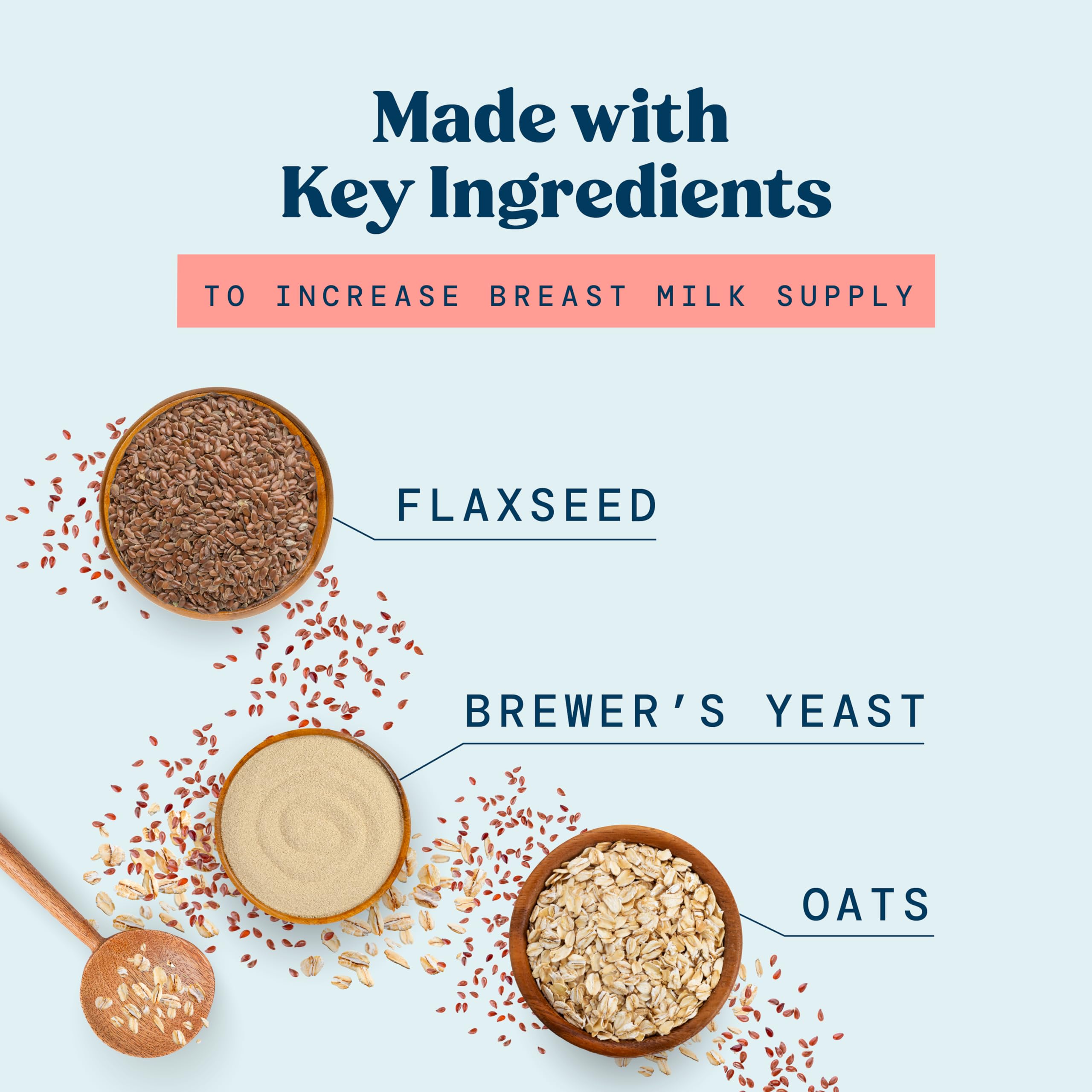 Foto 6 | Mezcla De Galletas Para Lactancia Mommy Knows Best  Avena  473 Ml  Arcoíris - Venta Internacional.