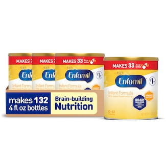 Foto 1 | Fórmula Para Bebés Enfamil A Base De Leche Infantil Con Hierro 621 1 Ml X4 - Venta Internacional.