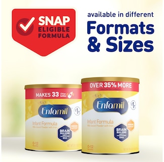 Foto 7 | Fórmula Para Bebés Enfamil A Base De Leche Infantil Con Hierro 621 1 Ml X4 - Venta Internacional.