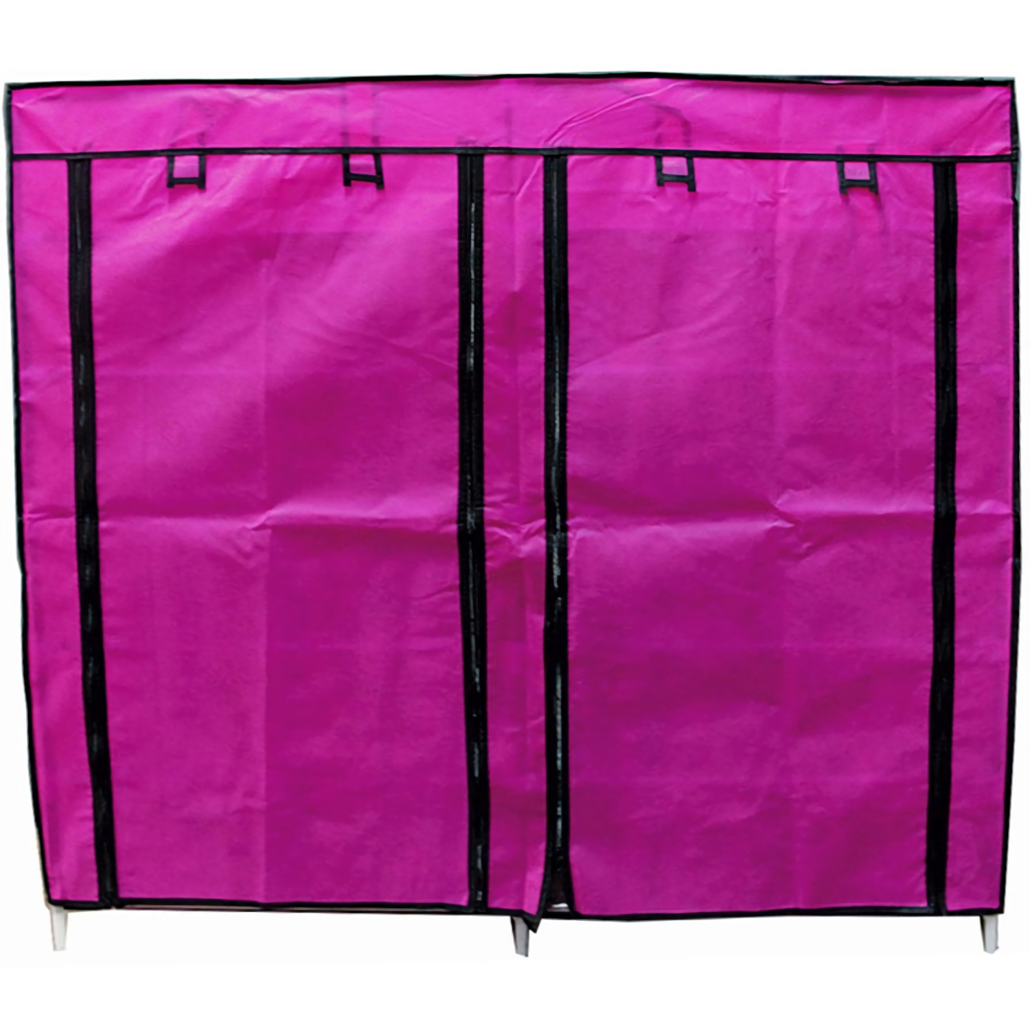 Foto 2 | Zapatera con Closet Organizador de Zapatos para 36 Pares y Compartimientos de Ropa Rack and Pack Rosa