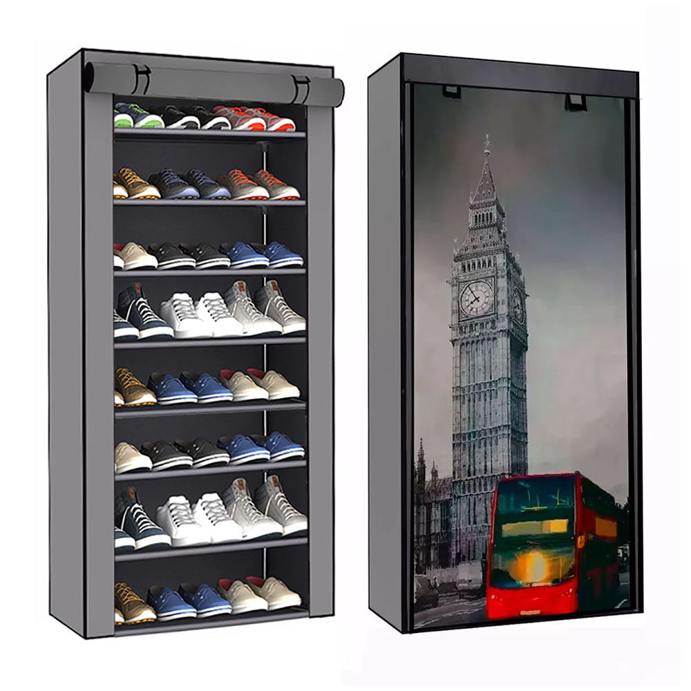 Organizador de Zapatos Rack & Pack color Gris 8 Niveles