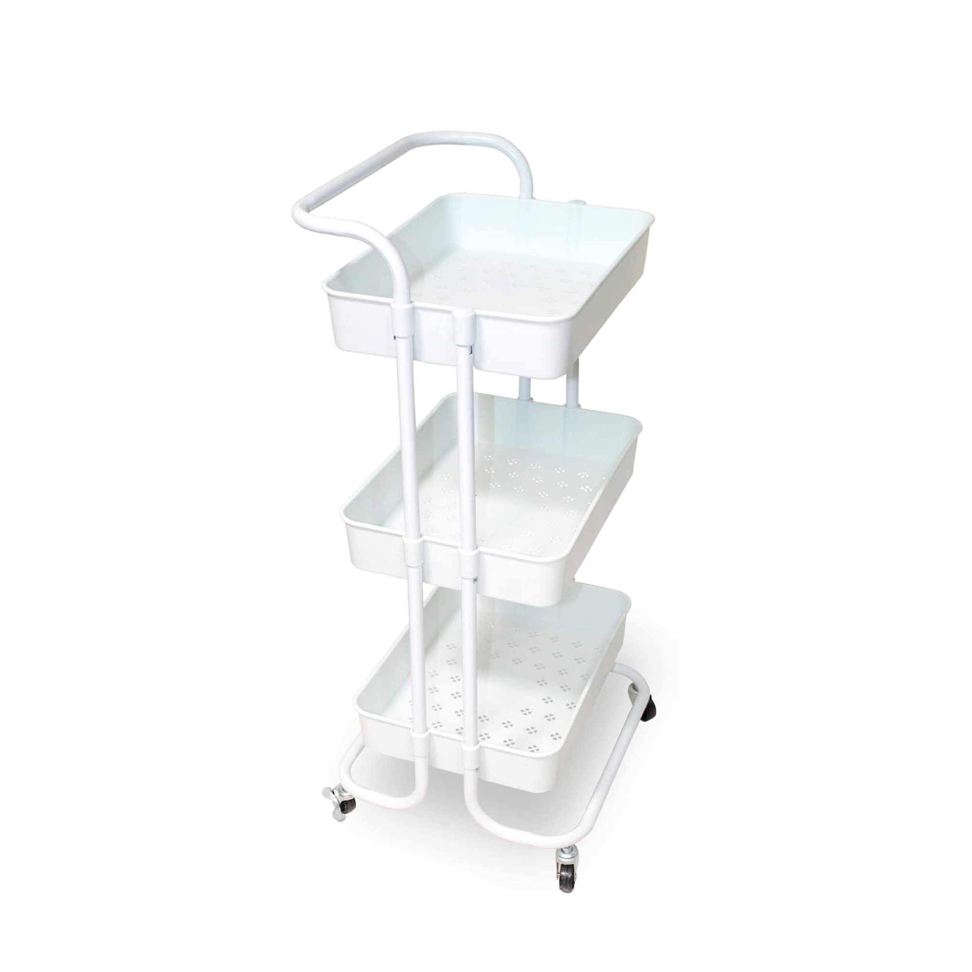 Carrito Multifuncional INNOVA CMP-bla color Blanco Organizador de Plástico