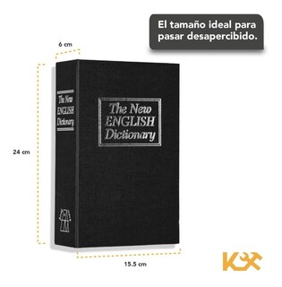 Foto 7 | Caja de Seguridad Forma de Libro 24 cm con Combinación