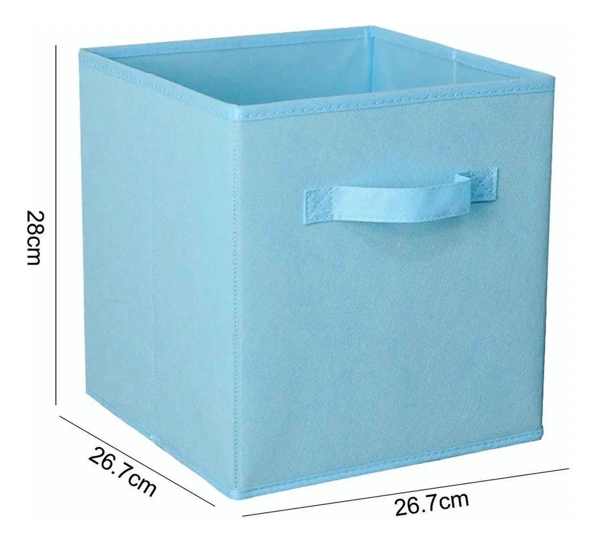 Foto 4 pulgar | Caja de Almacenamiento Plegable No Tejida 3pz Portátil color Azul