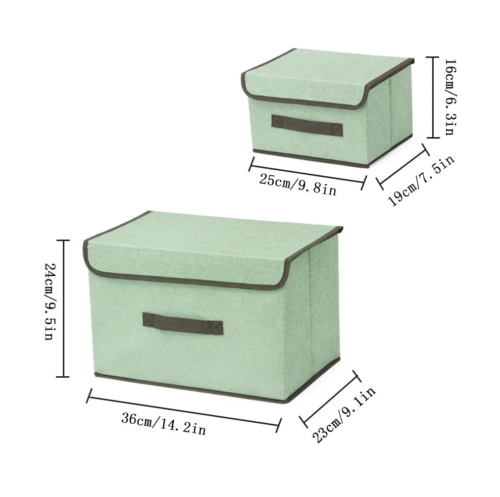 Foto 3 | Caja De Almacenamiento Plegable Malubero Rosa 2 Pz