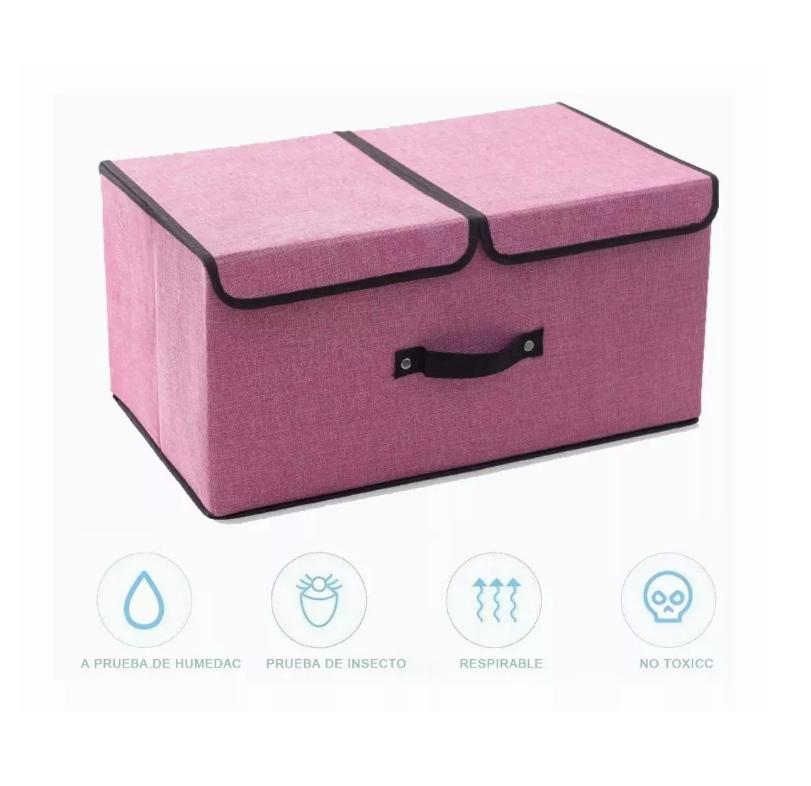 Foto 3 pulgar | Caja de Almacenamiento de Ropa Belug color Rosa