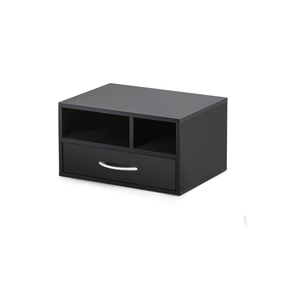 Mueble Organizador de Mesa de Impresión color Negro