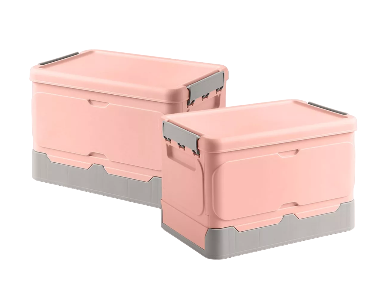 Caja Plegable de Almacenamiento Belug Rosa 2 Unidades