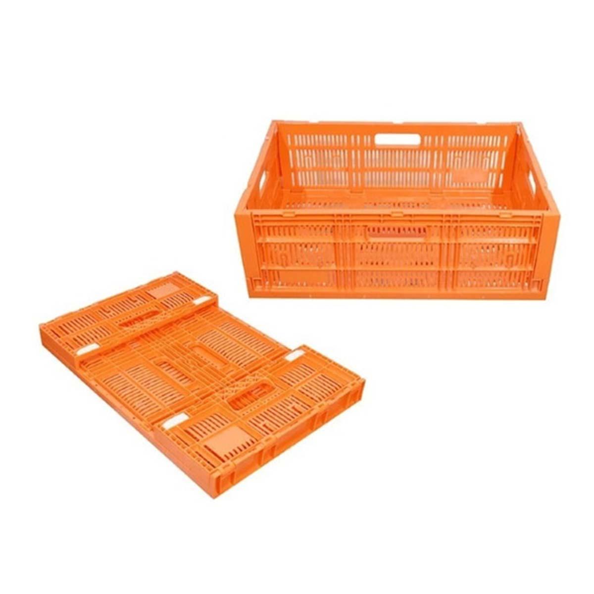 Foto 3 pulgar | Caja Colapsable Uso Rudo Ventdepot Mxhxb-001 1 Pieza Naranja