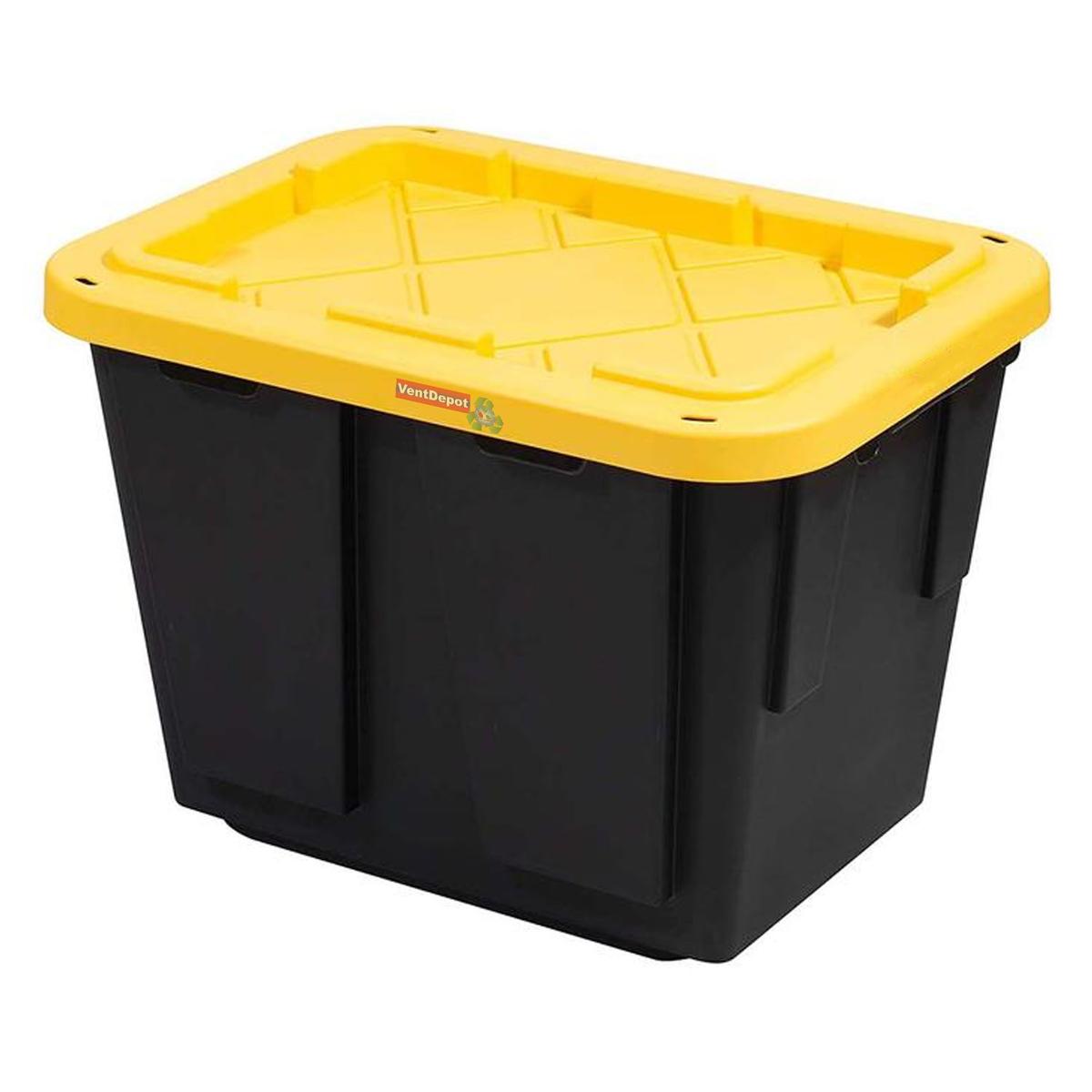 Foto 2 pulgar | Cajas de Plástico Ventdepot Mxoxx-005 5 Piezas Negro