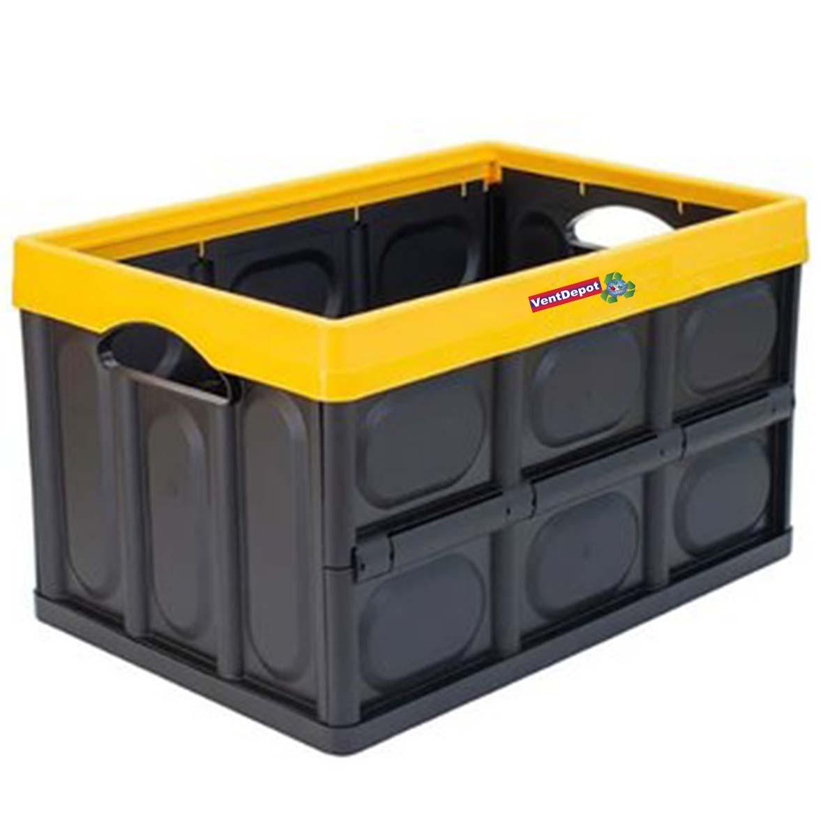 Caja Organizadora Plegable Ventdepot 1 Pieza Color Negro