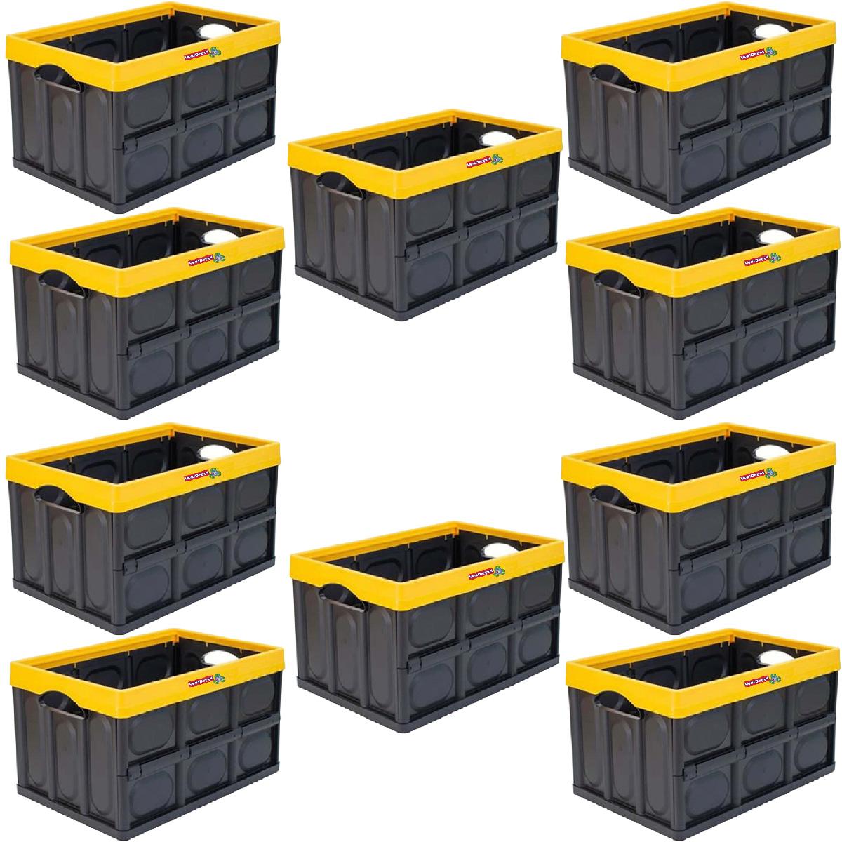 Caja Organizadora Plegable Ventdepot 10 Piezas Negro