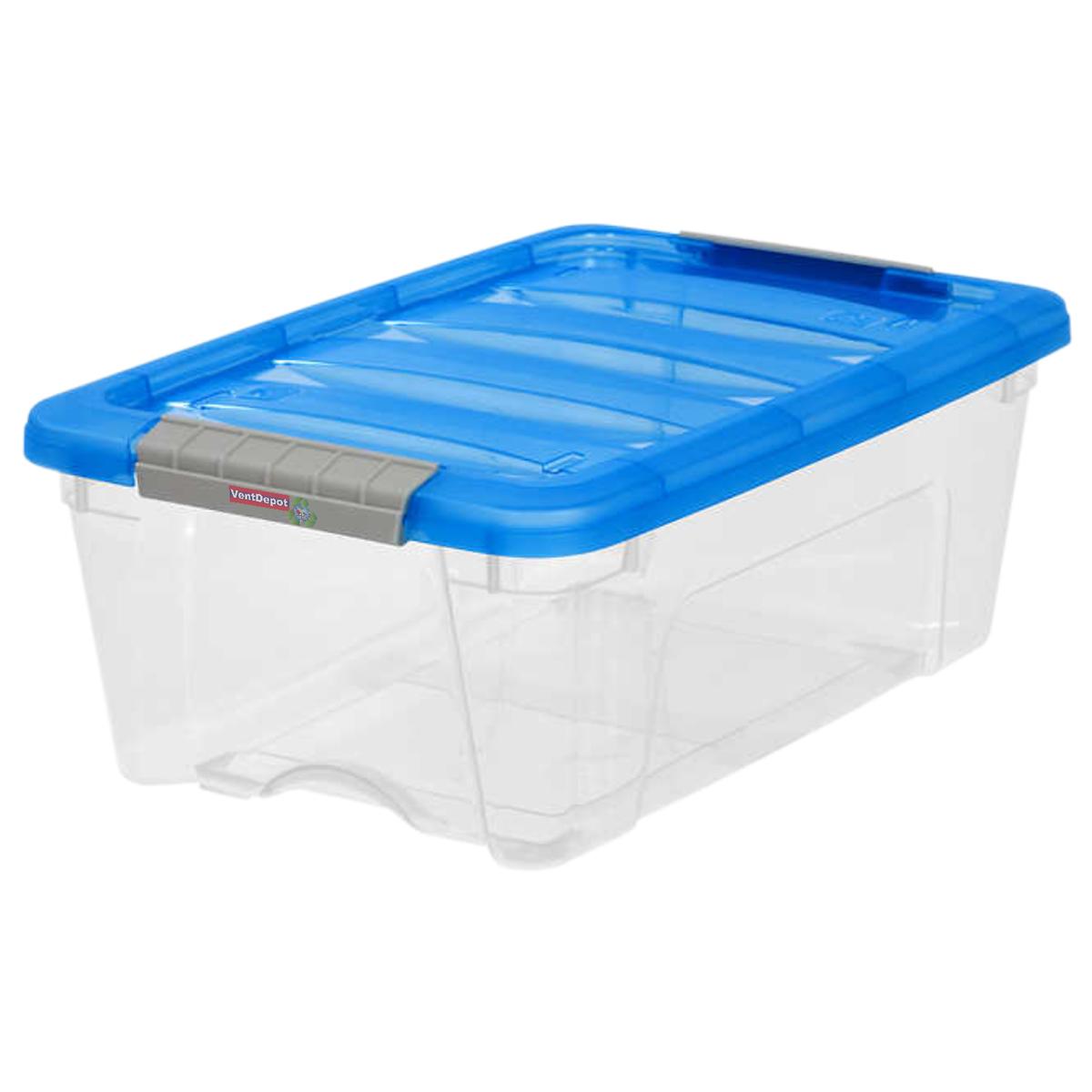 Cajas Apilables Ventdepot 10piezas Transparente