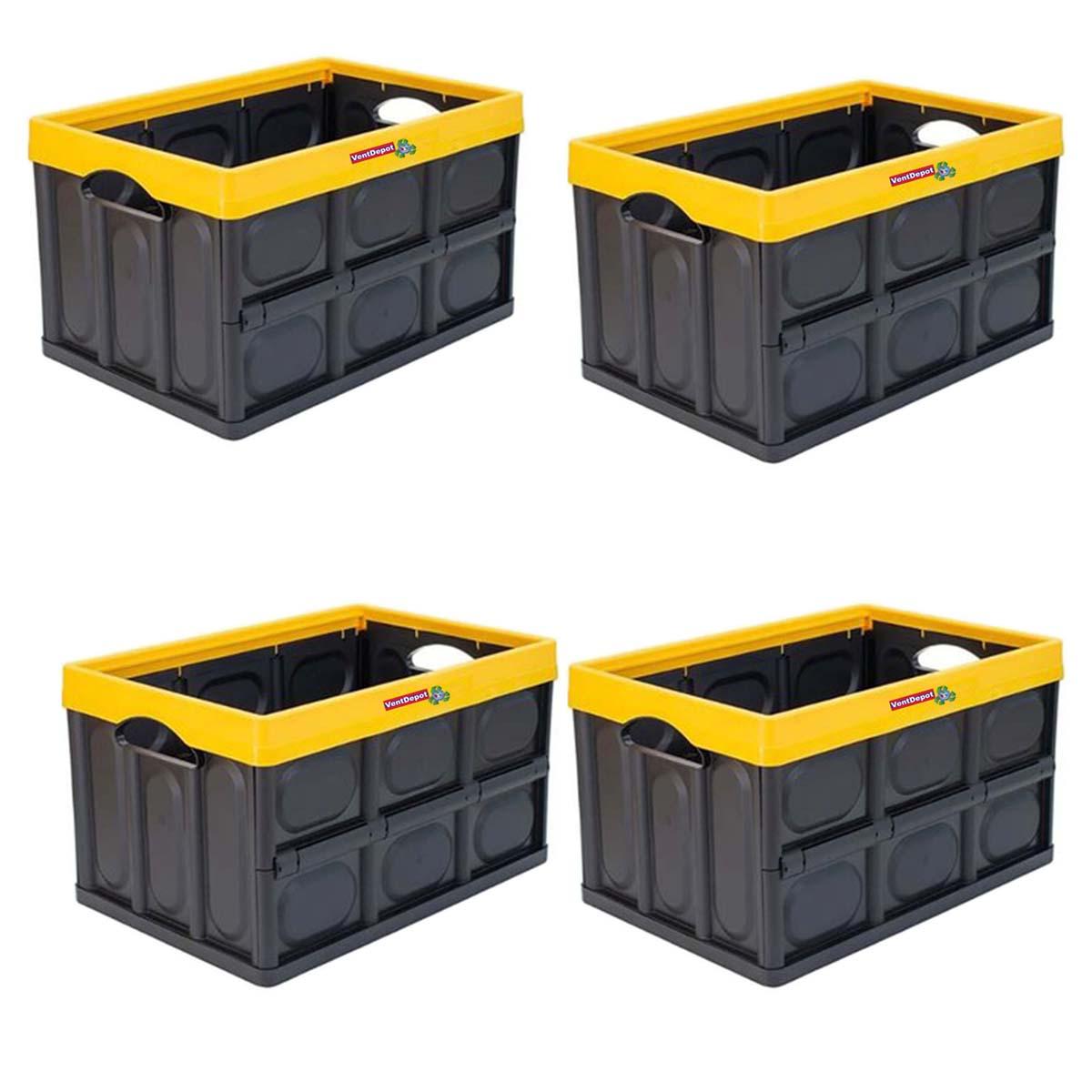 Caja Organizadora de Almacenamiento Ventdepot Mxicx-004 4 Piezas Negra