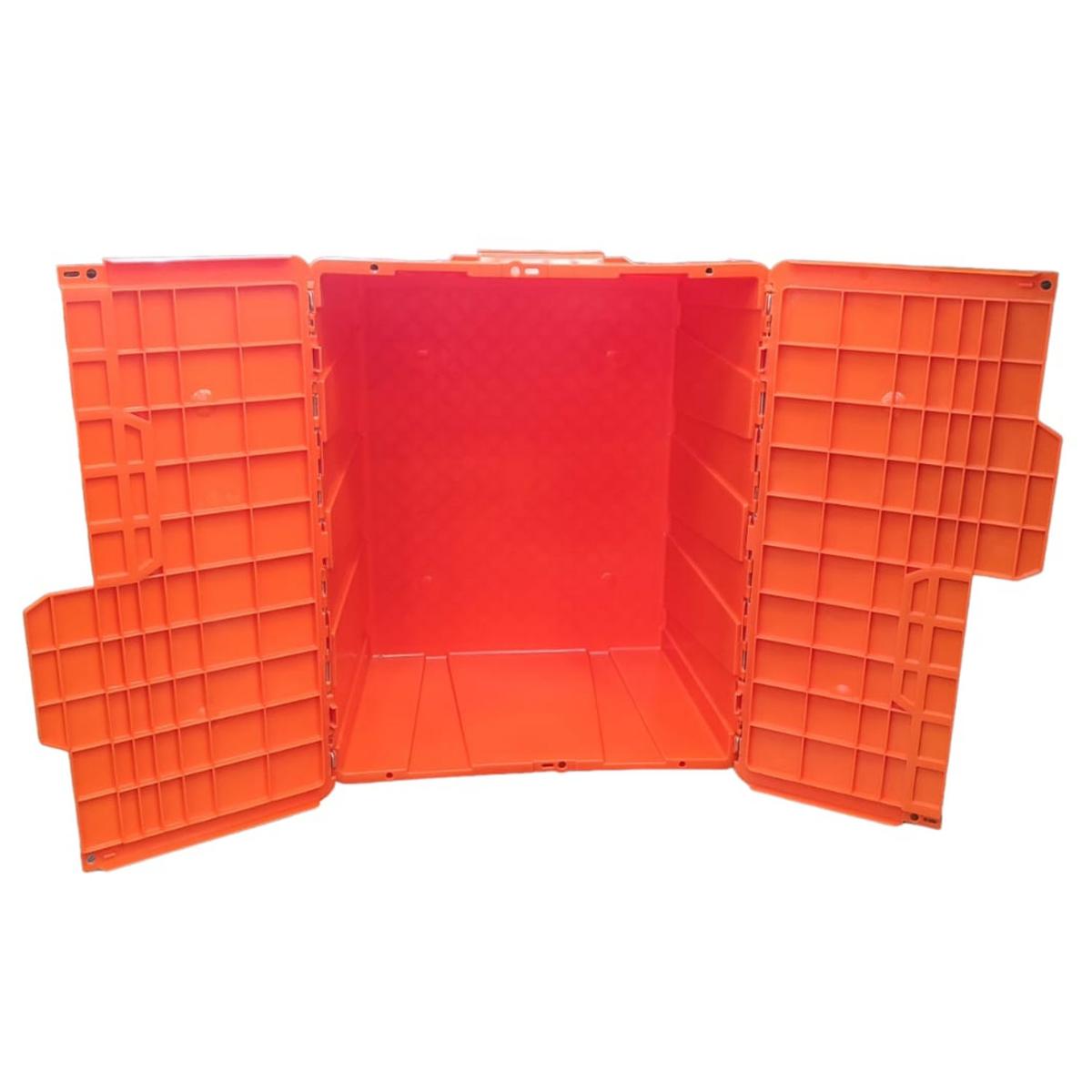 Foto 3 pulgar | Caja Organizadora con Tapa Ventdepot 1 Pieza Naranja