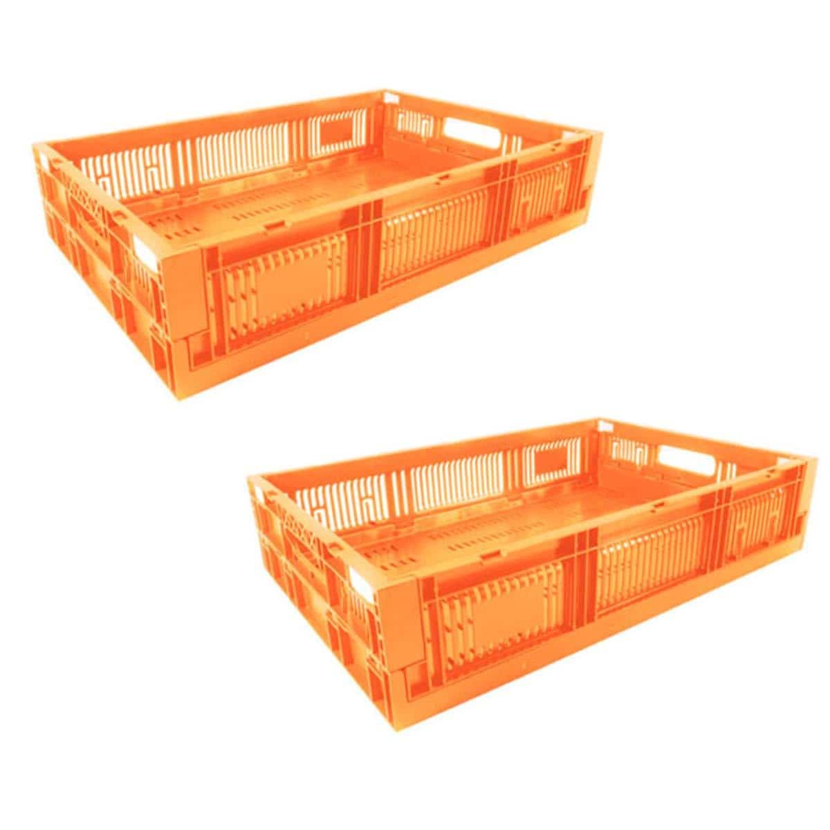 Caja Colapsable Plegable VentDepot Mxhxb-002 Naranja 2 Piezas $816