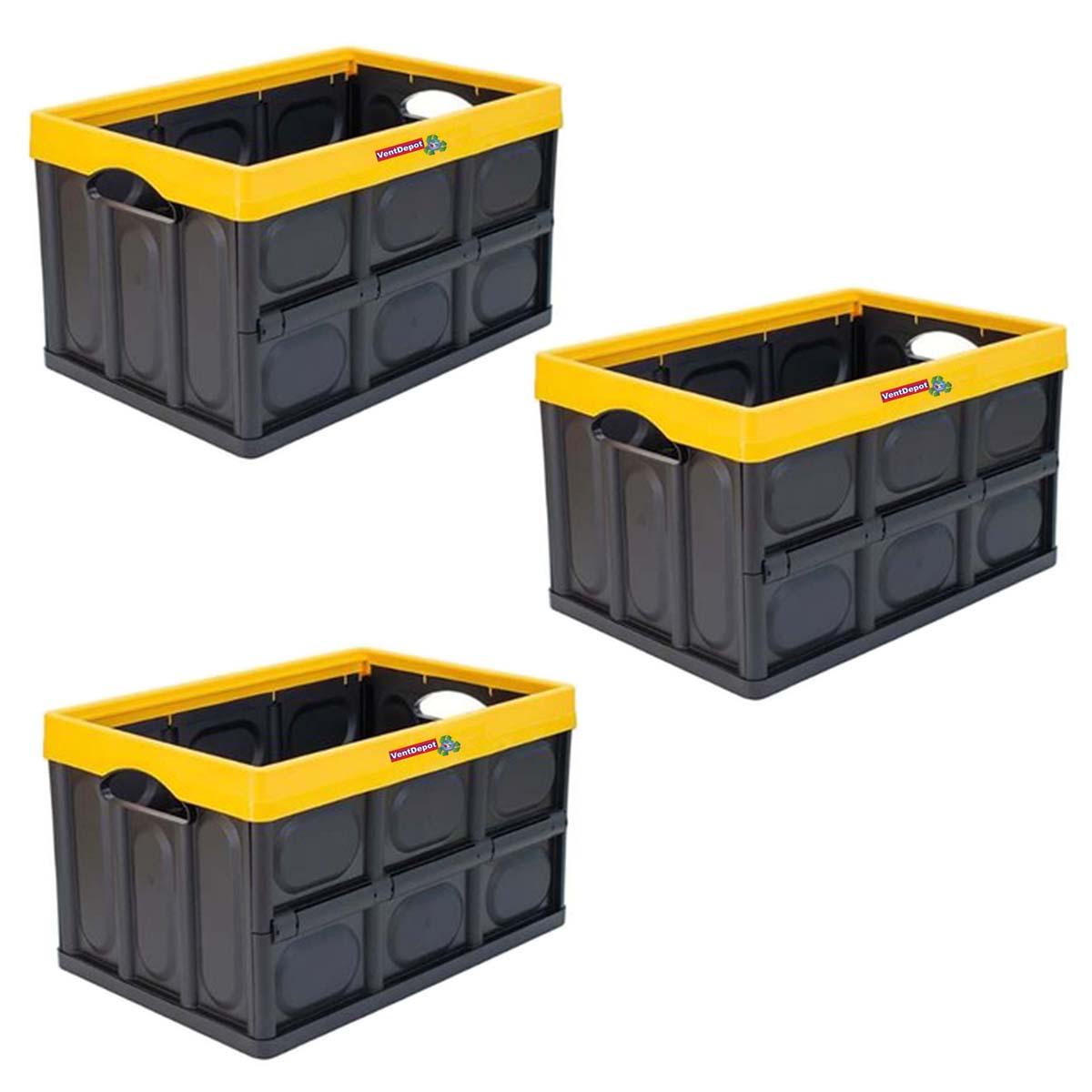 Caja Organizadora Ventdepot Mxicx-003 3 Piezas Negra