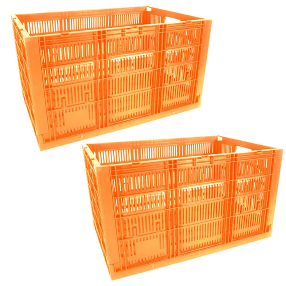 Caja de Almacenamiento Ventdepot color Naranja 2 Piezas $1,294