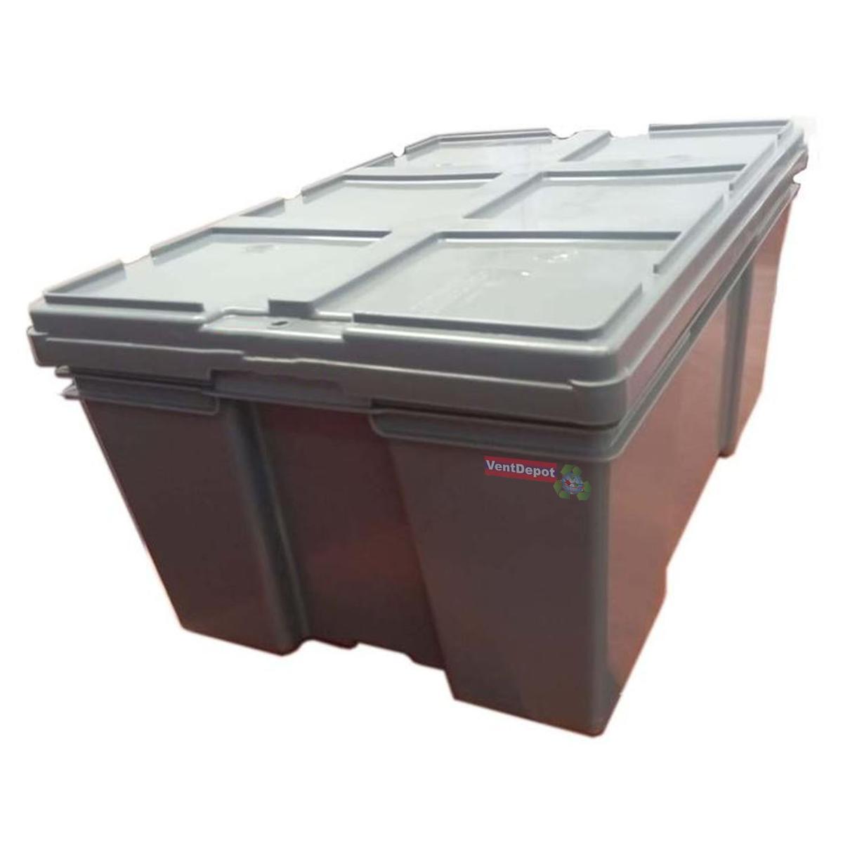 Foto 1 | Cajas de Almacenamiento Ventdepot color Gris 3 Piezas