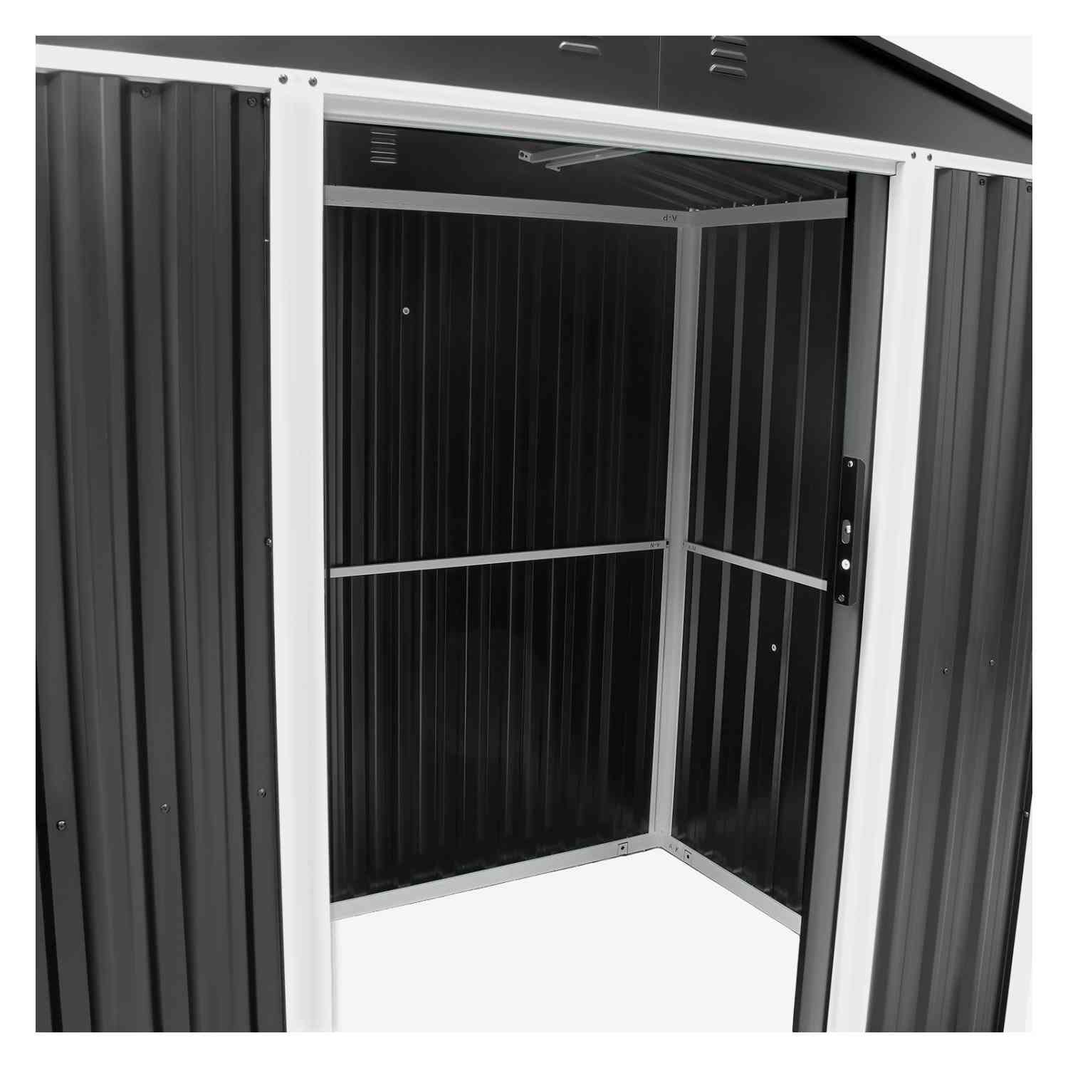 Foto 5 pulgar | Cobertizo Exterior Metálico para Almacenamiento