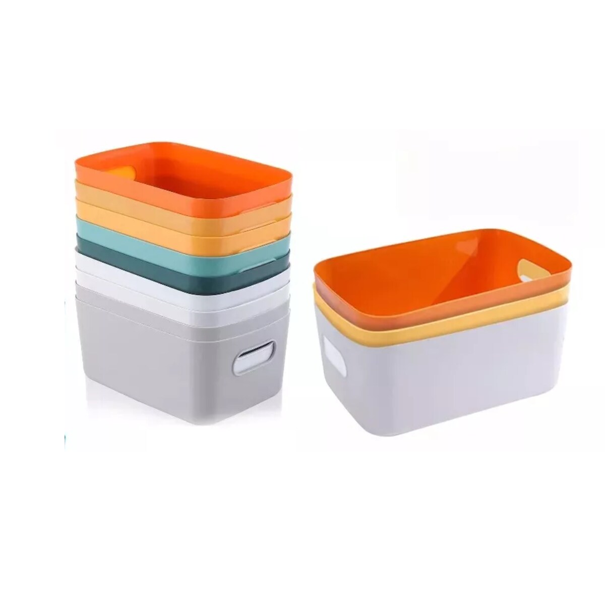 Caja de Almacenamiento para Cosméticos y Papelería Lab.G Multicolores 12 Piezas $709