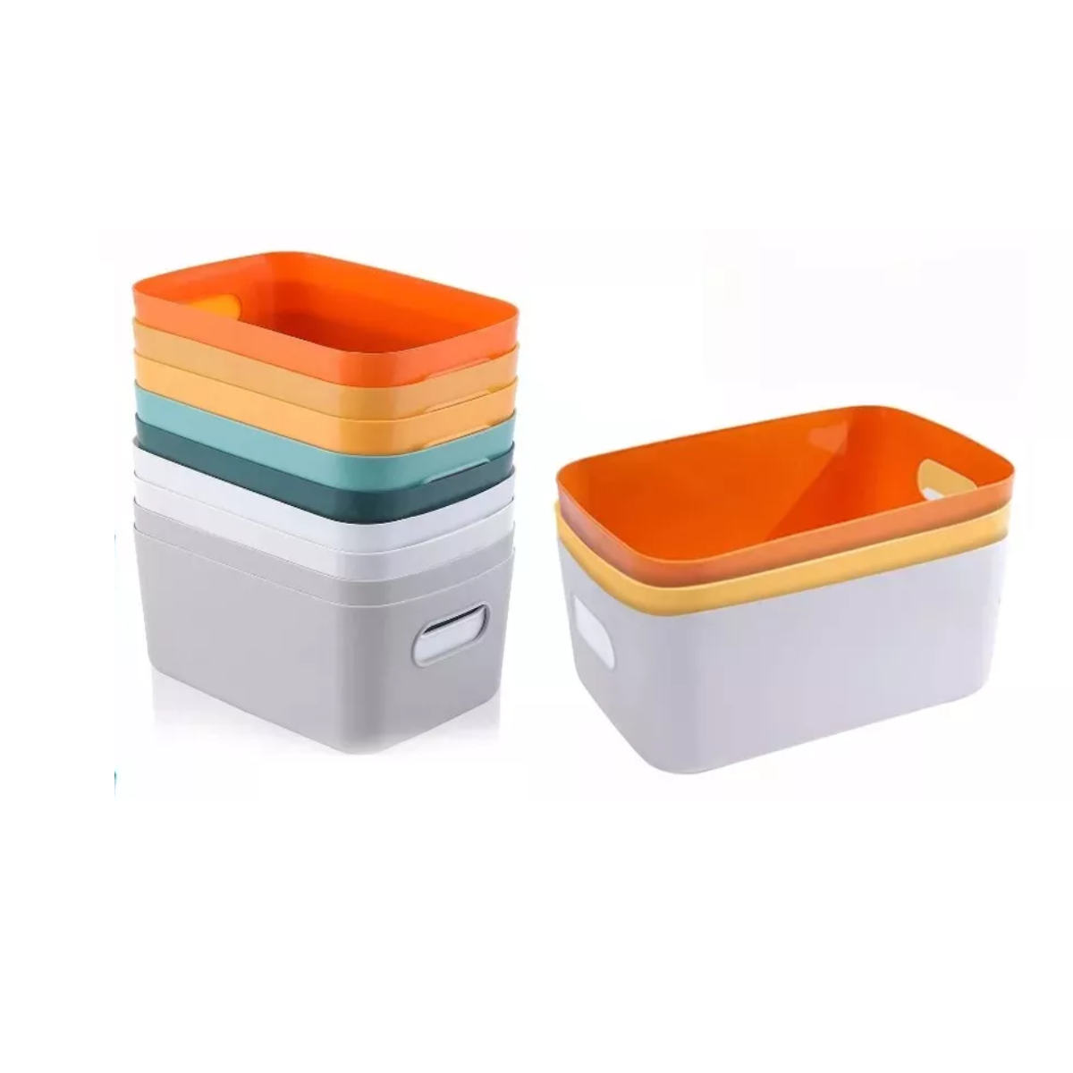 Caja de Almacenamiento para Cosméticos y Papelería Lab.G Multicolores 12 Piezas