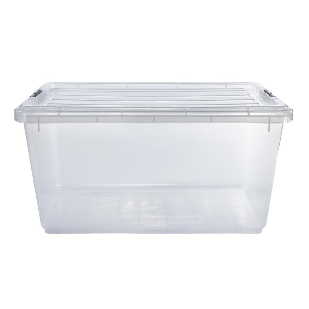 Foto 3 pulgar | Caja Plástico Organizadora Almacenamiento Tapa Broche