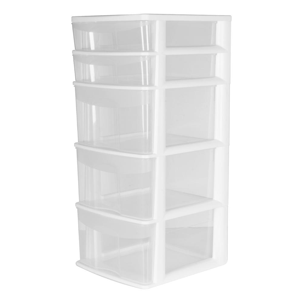 Foto 3 pulgar | Cajonera Organizadora de Plastico 5 Niveles
