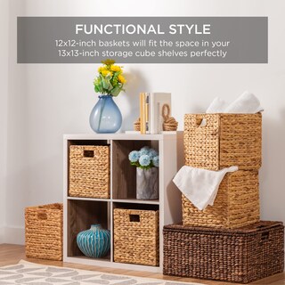 Foto 2 | Cestas de Almacenamiento Best Choice Products Hyacinth 30 x 30 cm Juego de 5 - Venta Internacional