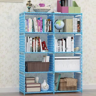 Foto 6 | Librería Y Cubos Organizadores, Almacenamiento De Muebles Azul