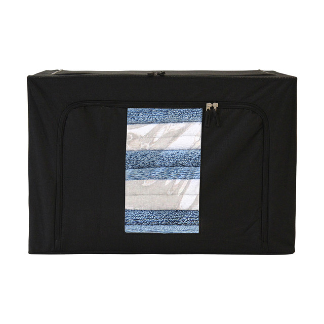 Foto 3 | Cajas Flexibles de Almacenamiento y Organización Beautifull Home Negras 2 Piezas