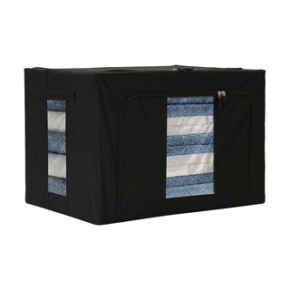 Foto 4 | Cajas Flexibles de Almacenamiento y Organización Beautifull Home Negras 2 Piezas