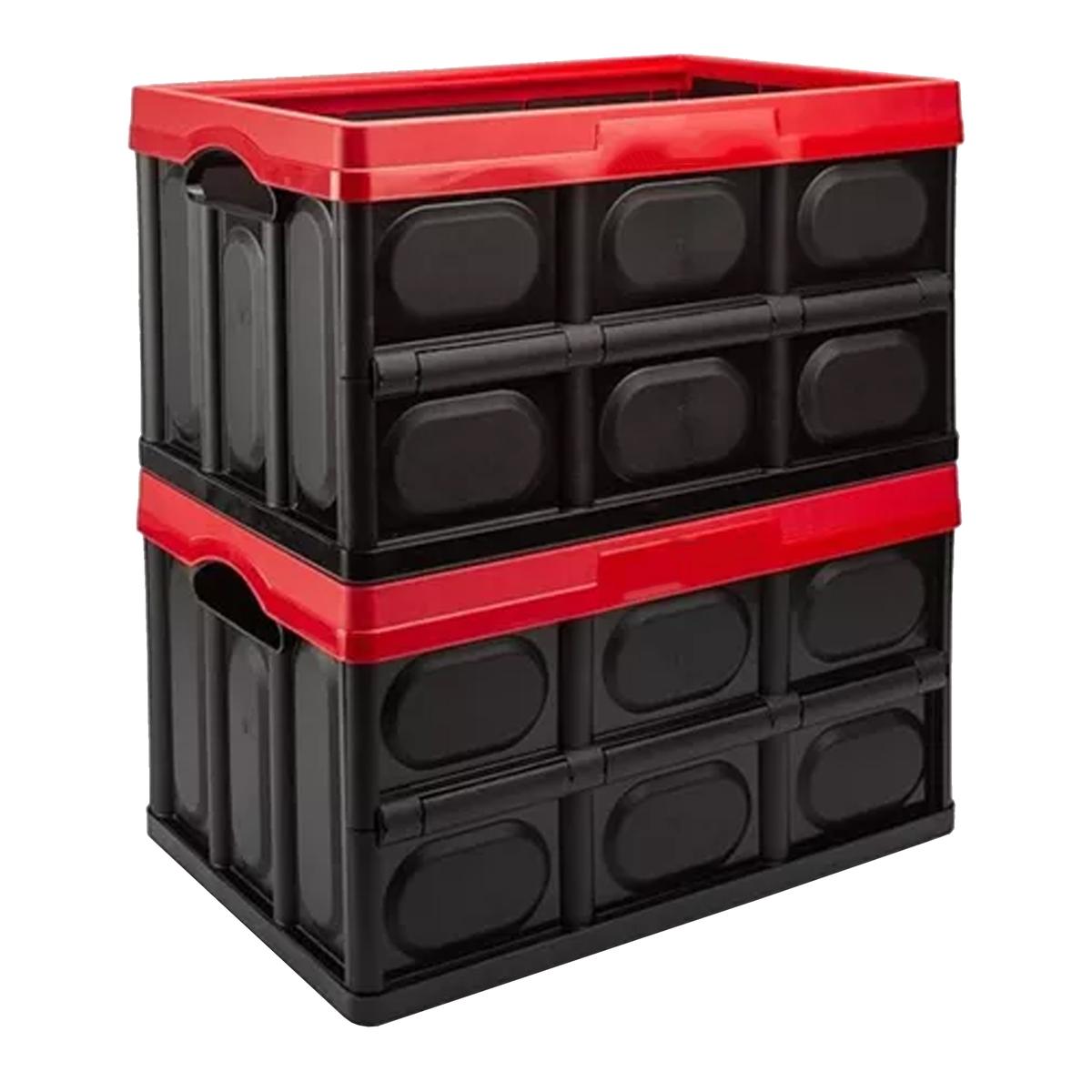 Foto 3 | Caja Organizadora De Almacenamiento Ventdepot Mxitr-001 1 Pieza  Negro Y Rojo