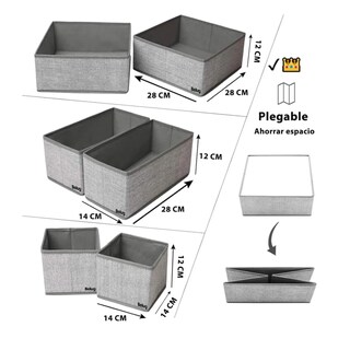 Foto 4 | Cajas Organizadoras Belug 6 Piezas