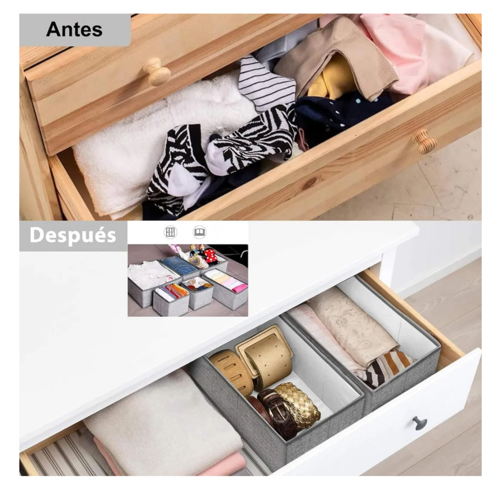 Foto 6 pulgar | Cajas Organizadoras Belug 6 Piezas