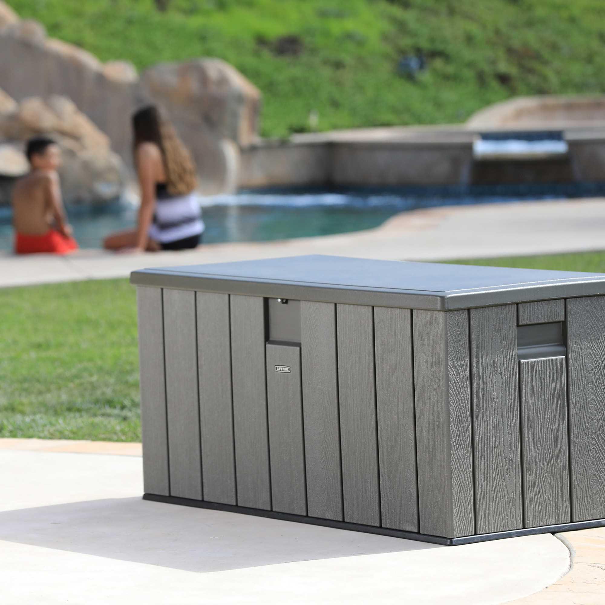 Foto 4 | Caja de Almacenamiento Lifetime Marrón