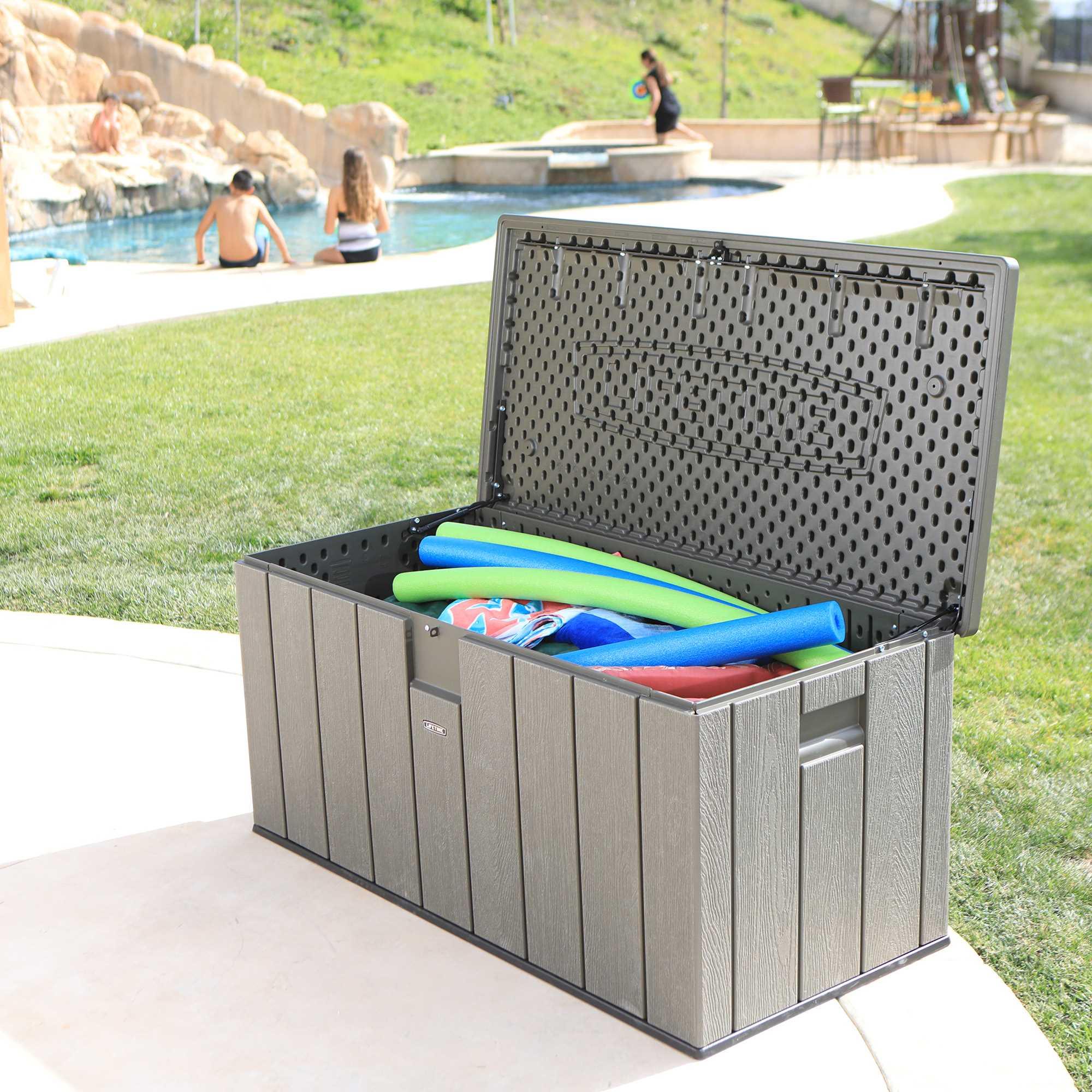 Foto 5 | Caja de Almacenamiento Lifetime Marrón