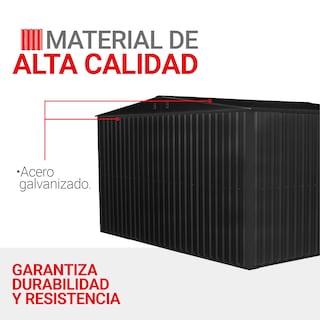 Foto 3 | Cobertizo De Almacenamiento Bodega Amplia Para Exteriores