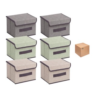 Foto 1 | Caja de Almacenamiento Eo Safe Imports ESI-20495 Multicolor 6 Piezas
