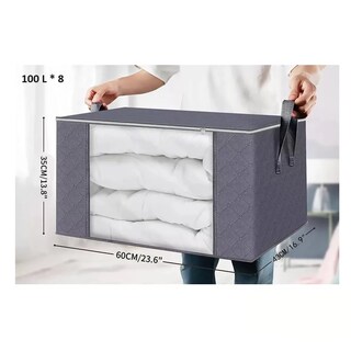 Foto 3 | Caja Organizador Eo Safe Imports ESI-20496 Gris 8 Piezas