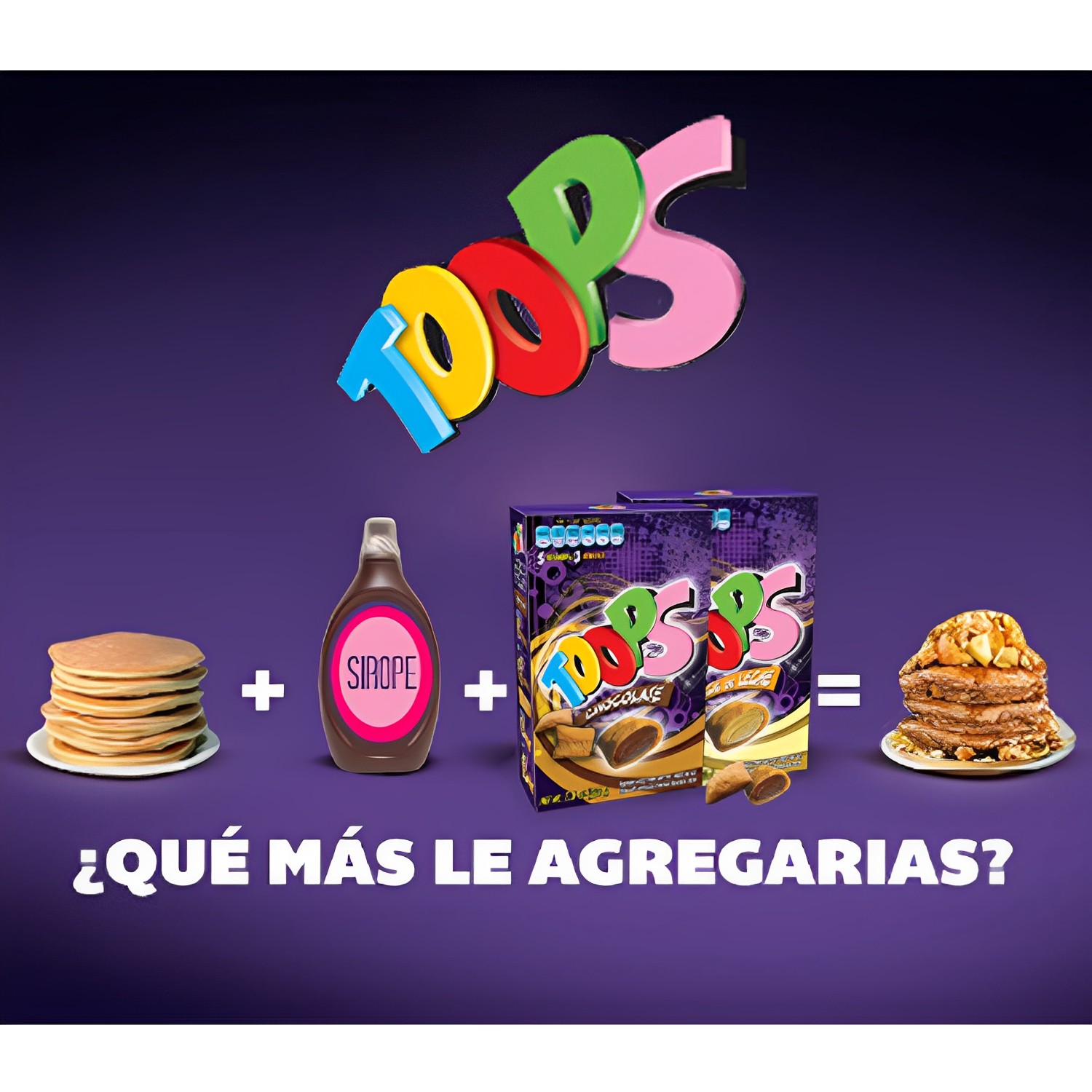 Foto 7 | Cereal Relleno Toops Sabor Chocolate Paquete de 12 Piezas con 220 g c/u