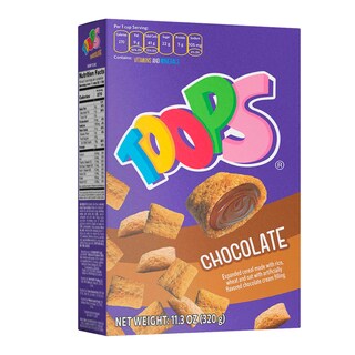 Foto 2 | Cereal Relleno Toops Sabor Chocolate 3 Piezas