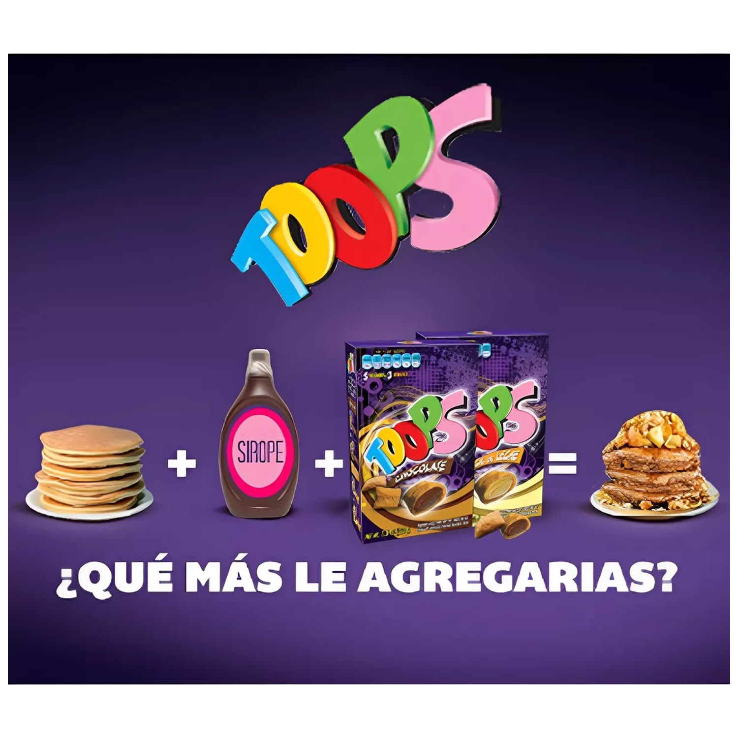 Foto 7 | Cereal Relleno Toops Sabor Chocolate 3 Piezas