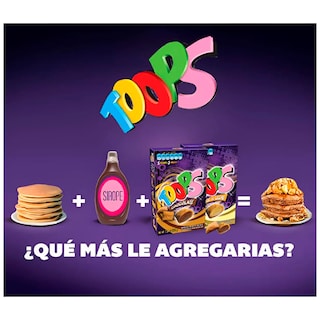 Foto 7 | Cereal Relleno Toops Sabor Chocolate 3 Piezas