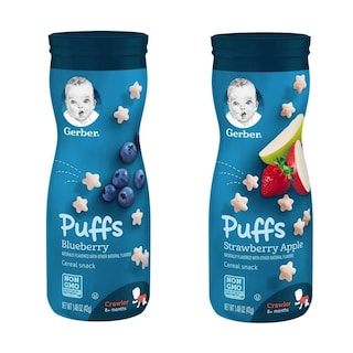 Foto 2 | Botana Para Bebé Puffs Gerber 4 De 42gr