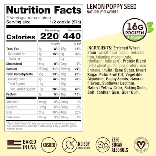 Foto 4 | Cookie Lenny & Larry's The Complete Lemon Poppy Seed 4 Oz X12 - Venta Internacional.