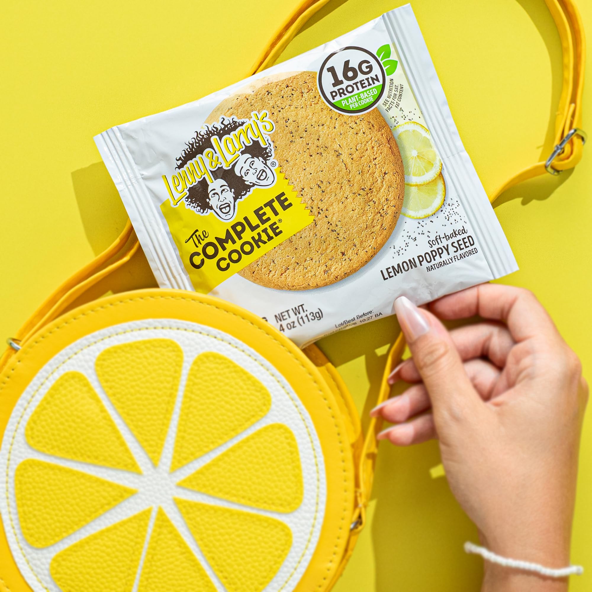 Foto 6 pulgar | Cookie Lenny & Larry's The Complete Lemon Poppy Seed 4 Oz X12 - Venta Internacional.
