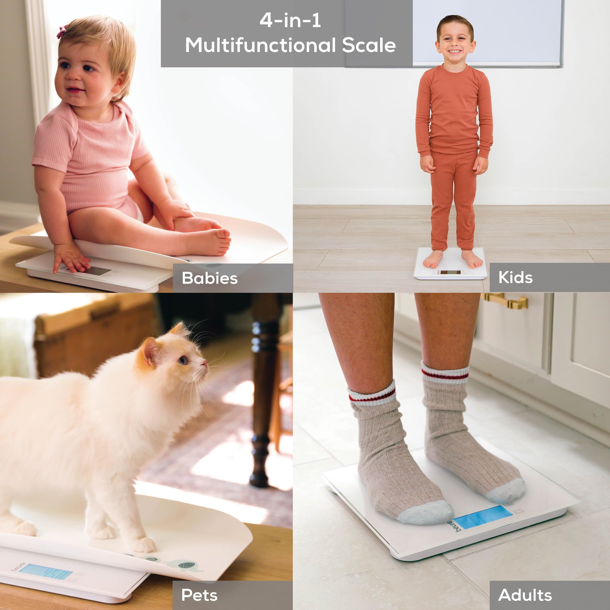 Foto 3 pulgar | Báscula Multifuncional Beurer By82 Para Bebés, Mascotas Y Adultos - Venta Internacional.